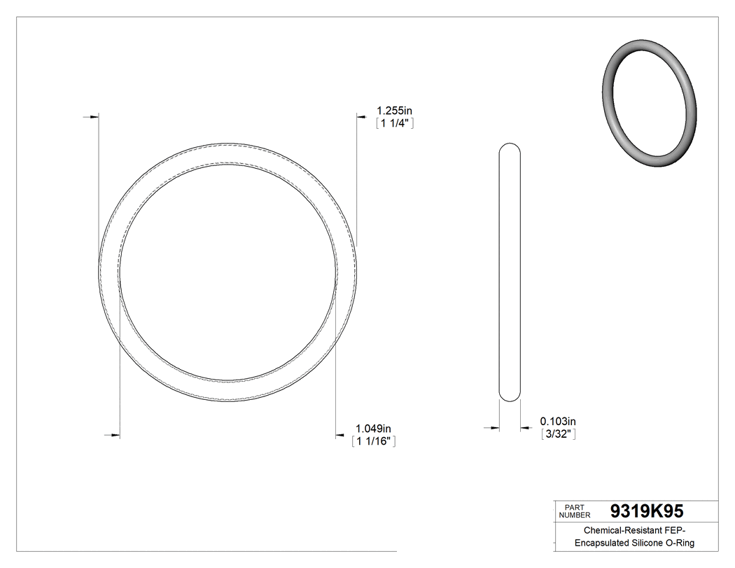 Technical drawing - 9319K95